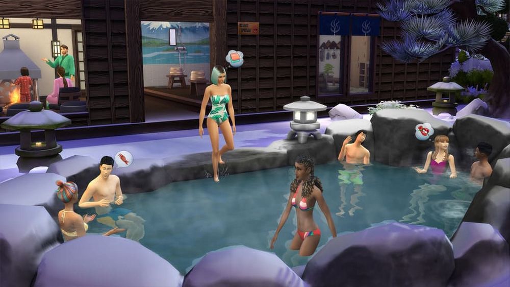 oasi innevata the sims
